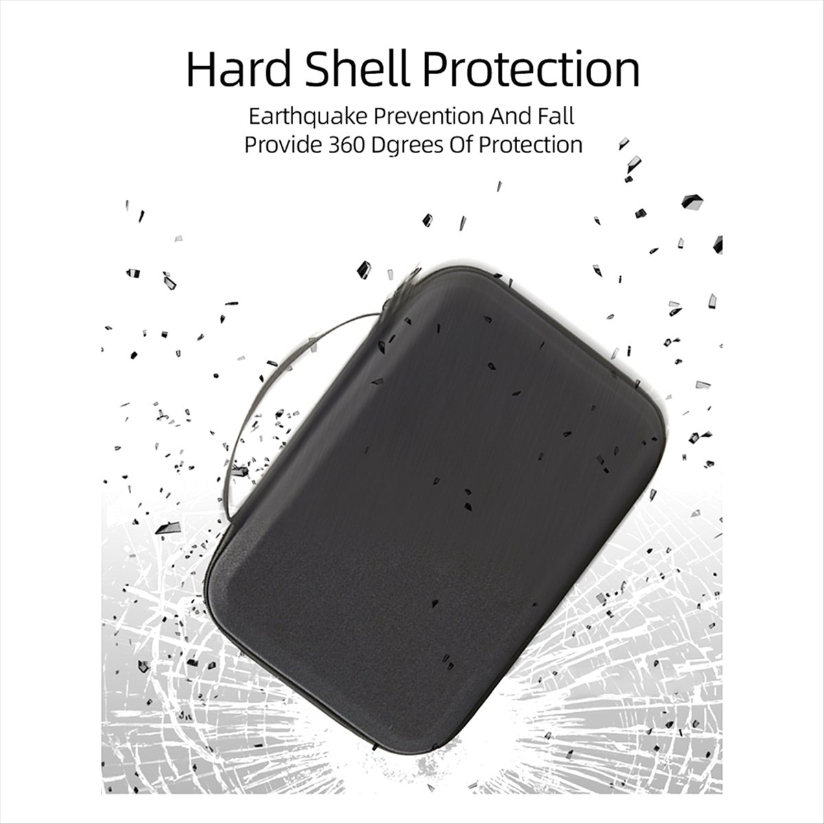 Drone Hard Shell Case - วิลวิลกระเป๋าใส่ฮาร์ดเชลล์แบบพกพาสำหรับ FIMI มินิ 3 กระเป๋าเดินทางโดรนพร้อมที่เก็บของป้องกันเพื่อการขนส่งที่ปลอดภัย A