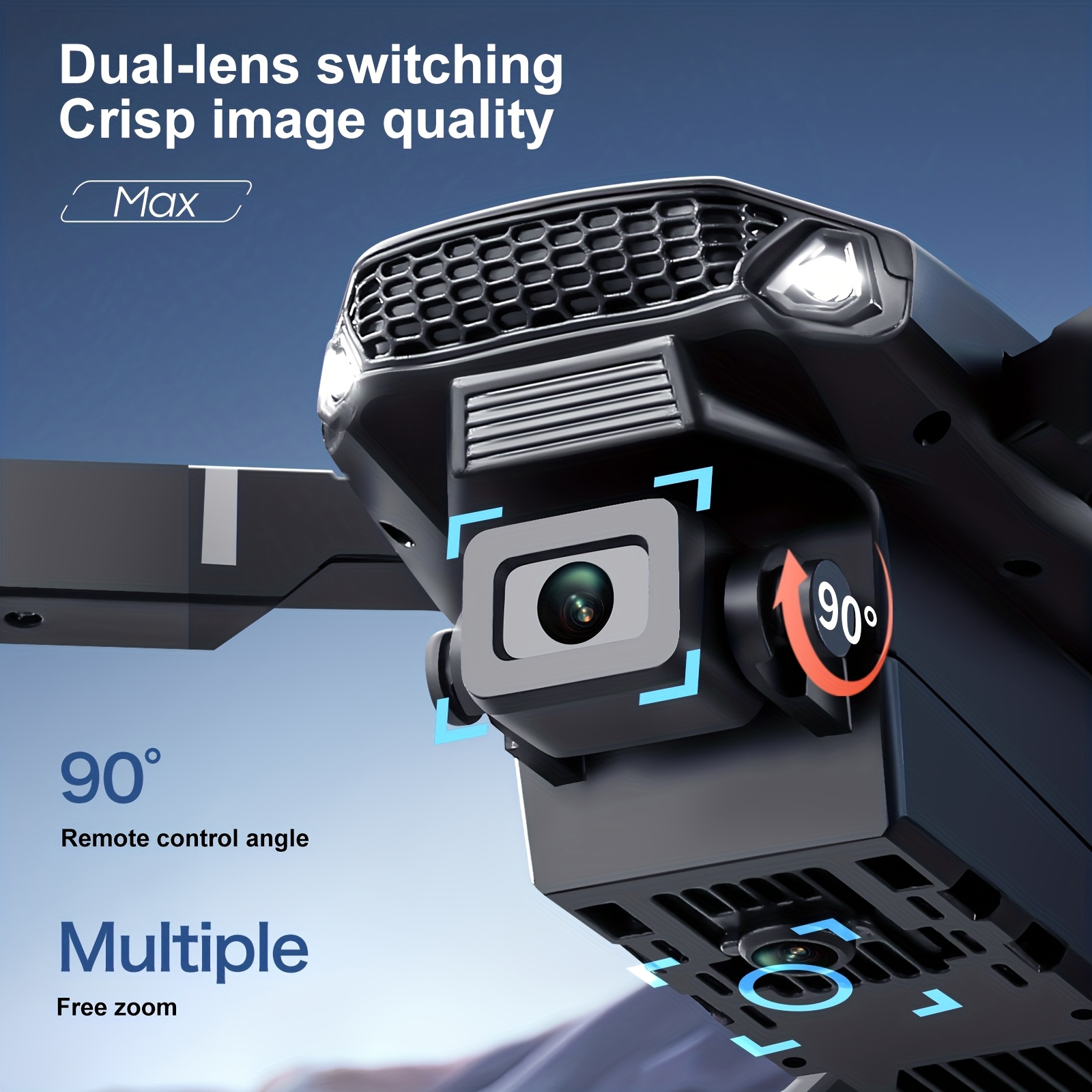 โดรนพับได้รุ่น E88PRO MAX ปี 2 - Drone Controller Screen บทวิจารณ์และราคา