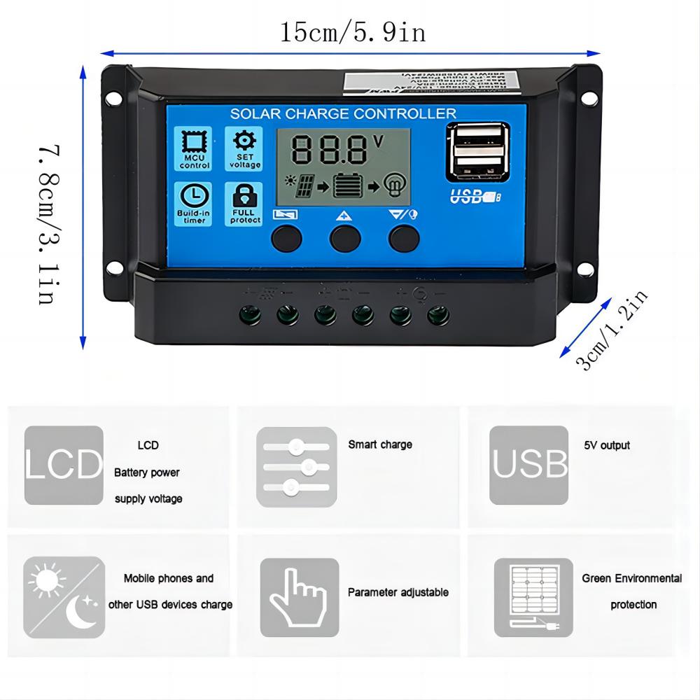 แผงควบคุมพลังงานแสงอาทิตย์ 12V - Drone Solar Charger บทวิจารณ์และราคา