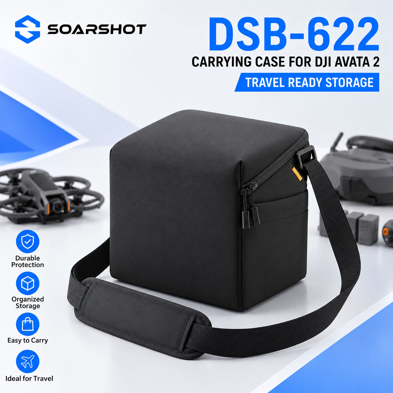 กระเป๋า SOARSHOT สำหรับใส่ DJI - Drone Carrying Case บทวิจารณ์และราคา